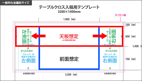 ストッパー未使用時のデザイン位置